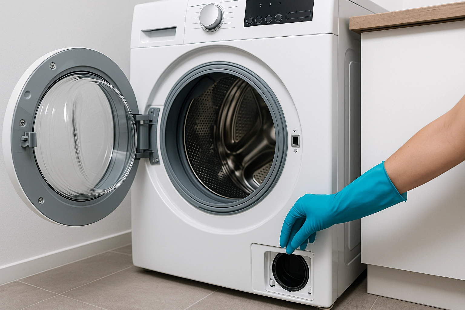 Trumrengöring och filterrengöring i tvättmaskin – steg för steg i modern tvättstuga