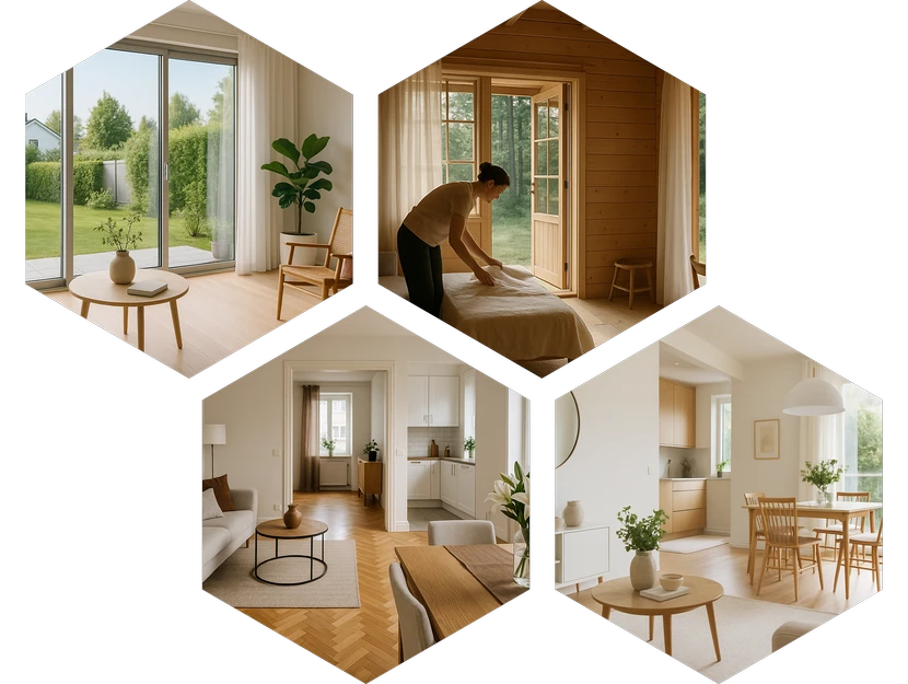 Ljust och välstädat hem inför försäljning – professionell visningsstädning i Sundbyberg